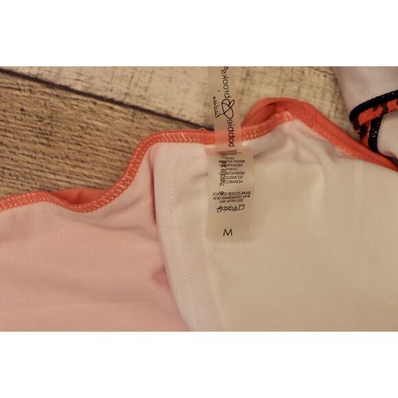 Bobbie Brooks Cheetah Animal Print 2pc Tankini Swimsuit MEDIUM Beach Vacation - Picture 8 of 12